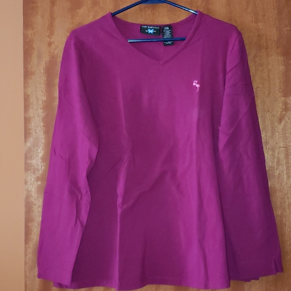 🎉🌹HP🌹🎉Like New!! NEW ADDITIONS MATERNITY TOP